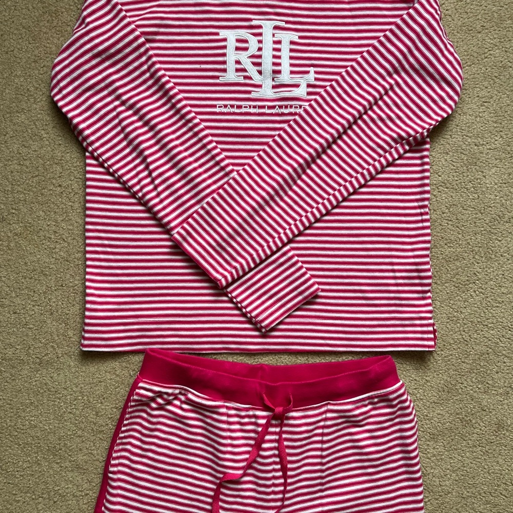 Ralph Lauren Striped Pajama Set | Women’s Size S